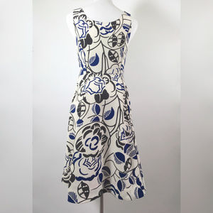 Anthropologie Vanessa Virginia Inkset Blooms dress